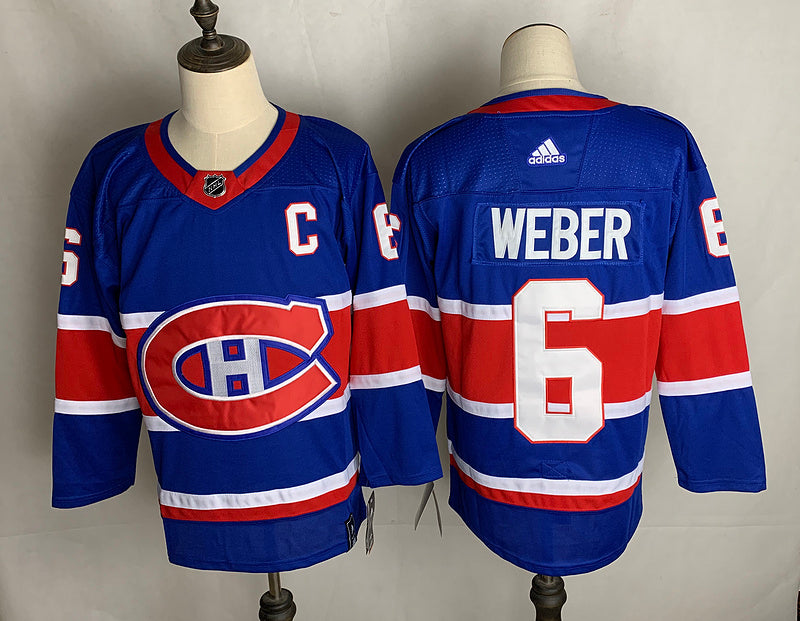 Men's Montreal Canadiens Shea Weber #6 Blue Player Game Jersey1