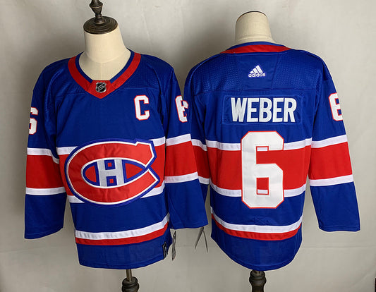 Men's Montreal Canadiens Shea Weber #6 Blue Player Game Jersey1