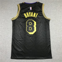 Men's Los Angeles Lakers Kobe Bryant #8 Black Swingman Player Jersey1