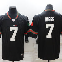Men's Dallas Cowboys Trevon Diggs #7 Black Game Player Jersey1