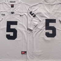 Men's Penn State Nittany Lions Jahan Dotson #5 White Team Game Jersey