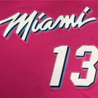 Men's Miami Heat Bam Adebayo #13 Pink Swingman Player Jersey1