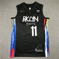 Men's Brooklyn Nets Kyrie Irving Black 2020/21 Swingman Jersey1 - City Edition