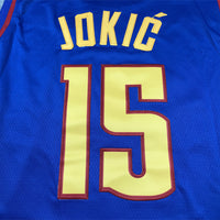 Men's Denver Nuggets Nikola Jokic #15 Blue 2022/23 Statement Edition Swingman Jersey1