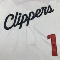 Men's LA Clippers James Harden #1 White Swingman Player Jersey1