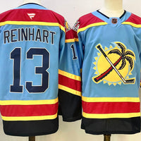 Men's Florida Panthers Sam Reinhart #13 Blue Premium Player Jersey