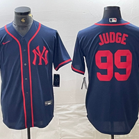 Men's New York Yankees Aaron Judge #99 Navy Limited Game Jersey1