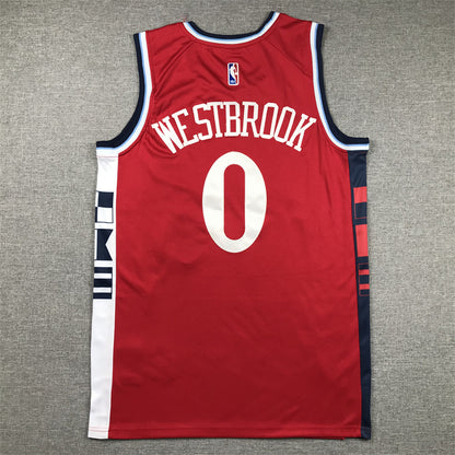Men's LA Clippers Russell Westbrook #0 Red Swingman Player Jersey1