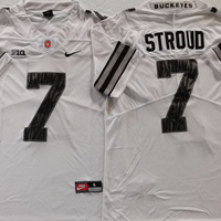 Men's Ohio State Buckeyes C.J. Stroud #7 White Player Game Jersey