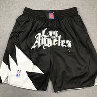 Men's LA Clippers Black Statement Edition Pocket Shorts1
