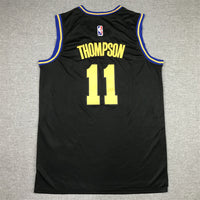 Men's Golden State Warriors Klay Thompson #11 City Edition Black Classic Jersey1