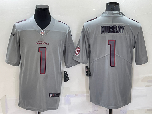 Men's Arizona Cardinals Kyler Murray #1 Gray Alternate Game Jersey1