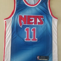 Men's Brooklyn Nets Kyrie Irving #11 Blue Swingman Player Jersey1