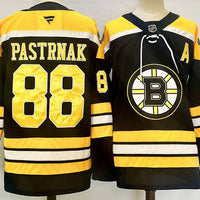 Men's Boston Bruins David Pastrnak #88 Fanatics Black Home Breakaway Jersey