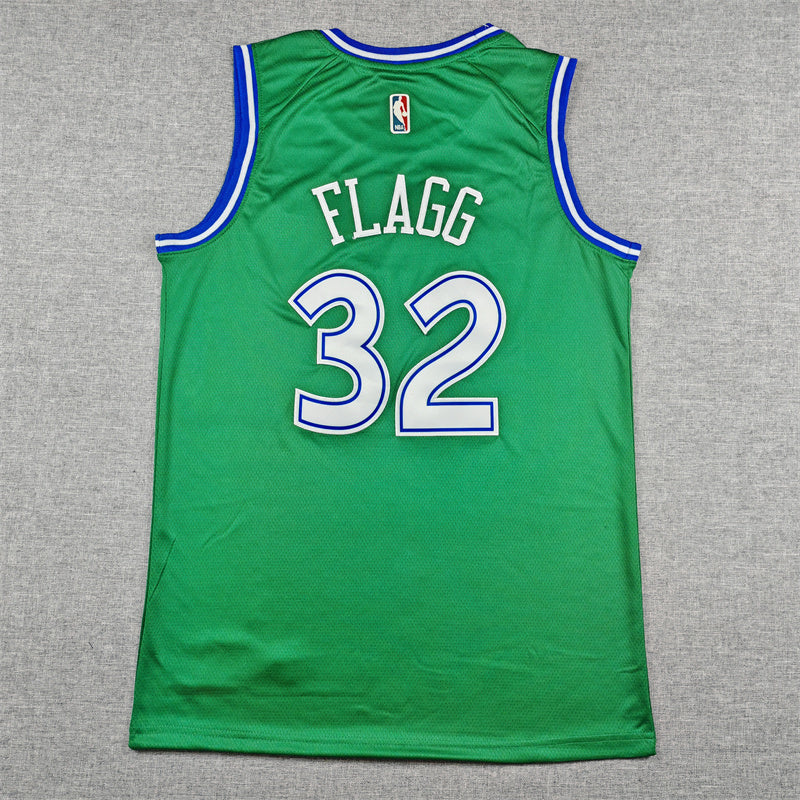 Men's Dallas Mavericks Cooper Flagg #32 Green Swingman Jersey - Classic Edition