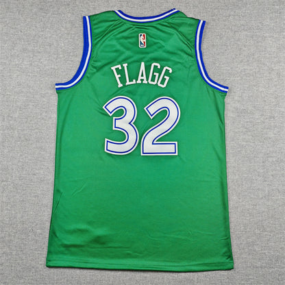 Men's Dallas Mavericks Cooper Flagg #32 Green Swingman Jersey - Classic Edition