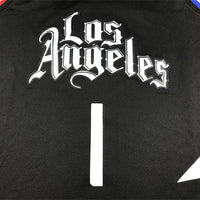 Men's LA Clippers James Harden #1 Black Swingman Jersey1 - Statement Edition