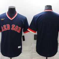 Men's Boston Red Sox Navy Replica Team Blank Jersey1