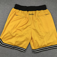Men's Pittsburgh Steelers Yellow Pocket Shorts1