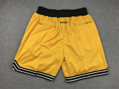Men's Pittsburgh Steelers Yellow Pocket Shorts1