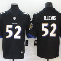 Ray Lewis #52 Baltimore Ravens Black Retired Player Jersey - JerseysFreak