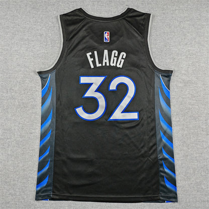 Men's Dallas Mavericks Cooper Flagg #32 Black 2025/26 Swingman Jersey - City Edition