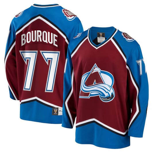 Men's Colorado Avalanche Ray Bourque #77 Maroon Home Breakaway Player Jersey1