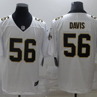 Men's New Orleans Saints Demario Davis #56 White Game Jersey1