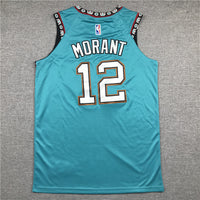 Men's Memphis Grizzlies Ja Morant #12 Green Classic Jersey1