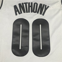 Men's Portland Trail Blazers Carmelo Anthony Gray Swingman Player Jersey1