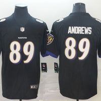 Men's Baltimore Ravens Mark Andrews #89 Black Vapor Limited Jersey1