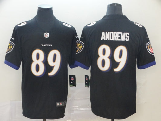 Men's Baltimore Ravens Mark Andrews #89 Black Vapor Limited Jersey1