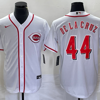Men's Cincinnati Reds Elly De La Cruz #44 White Home Replica Jersey1