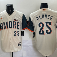 Men's Baltimore Orioles Pete Alonso #25 Cream 2026 City Connect Stadium Jersey