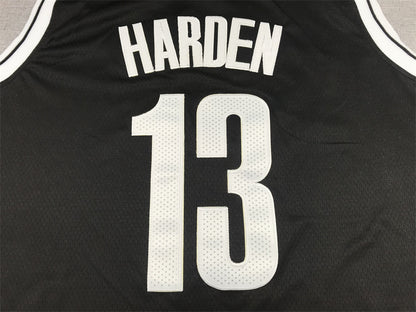 Men's Brooklyn Nets James Harden Black 2021/22 Diamond Swingman Jersey1
