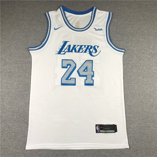 Men's Los Angeles Lakers Kobe Bryant White 2020/21 Swingman Jersey1 City Edition