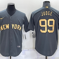 Men's New York Yankees Aaron Judge #99 Gray Stitched Jersey1
