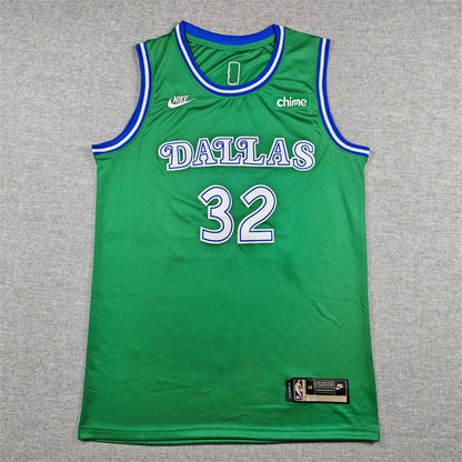 Men's Dallas Mavericks Cooper Flagg #32 Green Swingman Jersey - Classic Edition