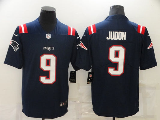 Men's New England Patriots Matthew Judon #9 Navy Game Jersey1