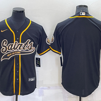 Men's New Orleans Saints Black Blank Jersey1