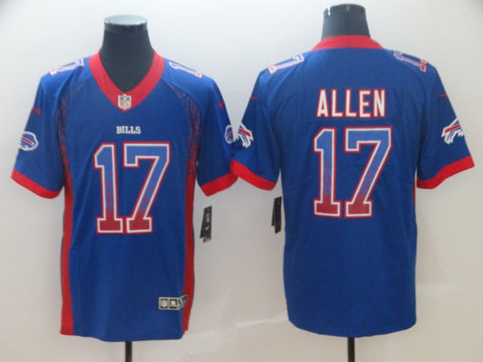 Men's Buffalo Bills Josh Allen #17 Blue Game Jersey1