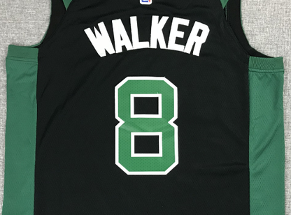Men's Boston Celtics Kemba Walker #8 NBA Black Game Jersey1