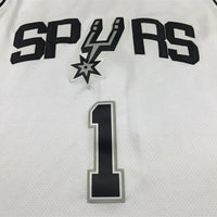 Men's San Antonio Spurs Victor Wembanyama #1 White 2022/23 Swingman Jersey1 - Association Edition