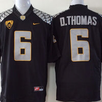 Men's Oregon Ducks De'Anthony Thomas #6 Black Player Jersey