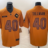 Men's Arizona Cardinals Pat Tillman #40 Brown 2023 Salute To Service Retired Player Limited Jersey1