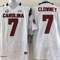 Men's South Carolina Gamecock Jadeveon Clowney #7 White Player Game Jersey