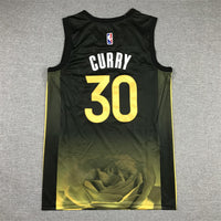Men's Golden State Warriors Stephen Curry #30 Black 2022/23 Swingman Jersey1 - City Edition