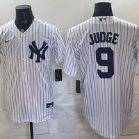 Men's New York Yankees Aaron Judge #9 White Home Replica Jersey
