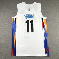 Men's Brooklyn Nets Kyrie Irving #11 White 2022/23 Swingman Jersey1 - City Edition
