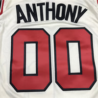 Men's Portland Trail Blazers Carmelo Anthony White Swingman Jersey1 City Edition